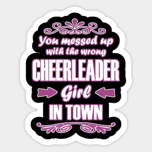 Cheerleading Base Pompoms Girls Women Team Sticker